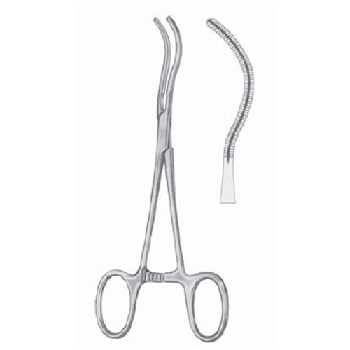 cooley atraumatic forceps - fig. 381, 14 cm (5 1/2")