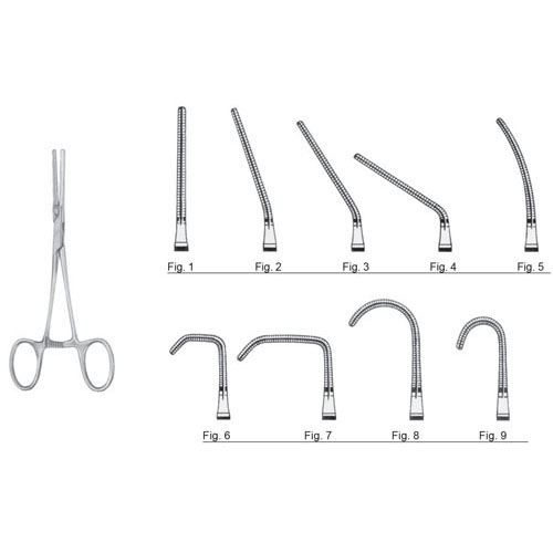 pediatric vascular clamp - straight