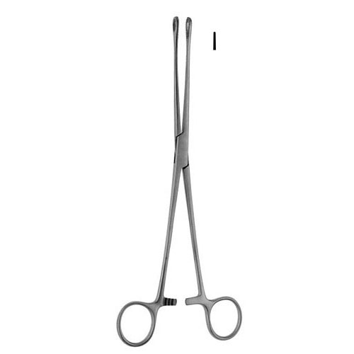 bergmann-foerster sponge holding forceps with ratchet - 24 cm (9 3/8")