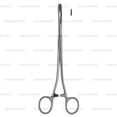 duplay dressing forceps with ratchet - 20 cm (8")