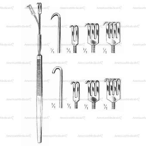 retractor with spring