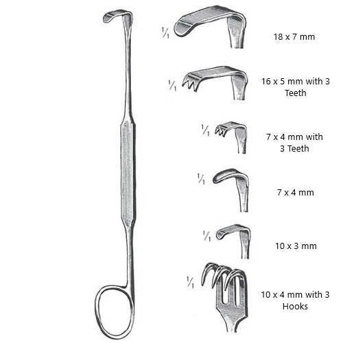 meyerding retractor - 18 cm (7 1/8")