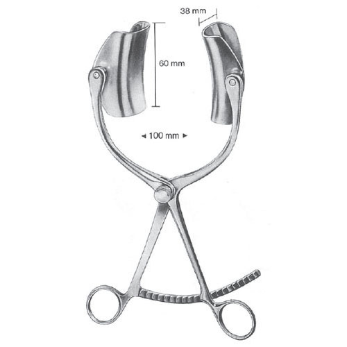 collin abdominal retractor - 100 mm