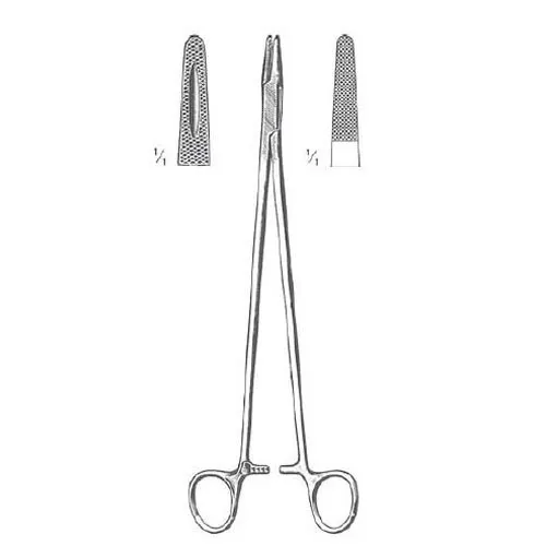masson needle holder - tc, 27 cm (10 5/8")