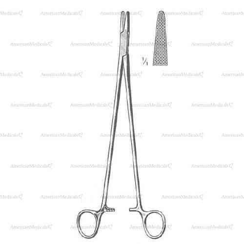 wangensteen needle holder - 27 cm (10 5/8")