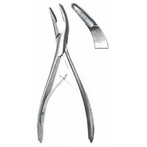 Olivecrona Bone Rongeur - Curved, 20 cm (8
