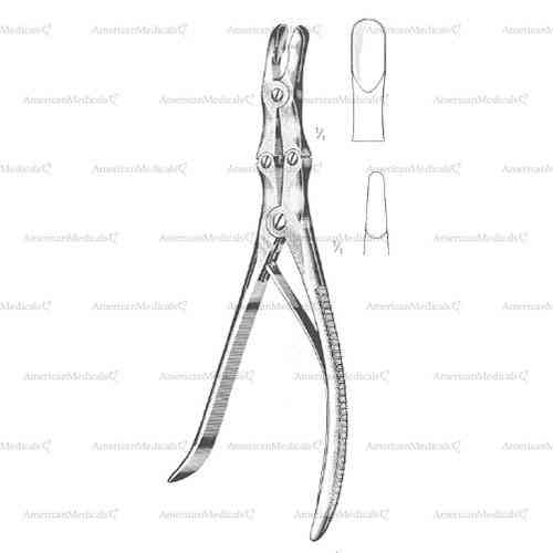 leksell (stille) bone rongeur - 23 cm (9 1/8")