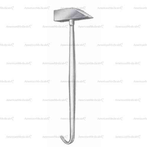 bone hammer with hook handle - 23.5 cm (9 1/4")