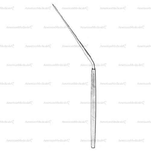 sexton ear knife - angled, 17 cm (6 3/4")