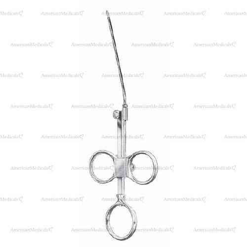 krause snare ear polypus with open tip - 16 cm (6 1/4")