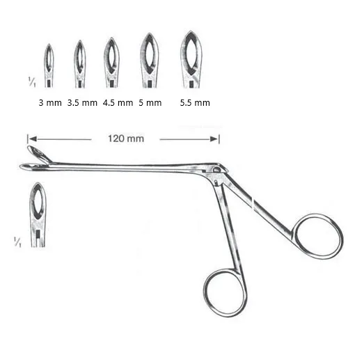 weil-blakesley nasal cutting forceps without neck - 120 mm length