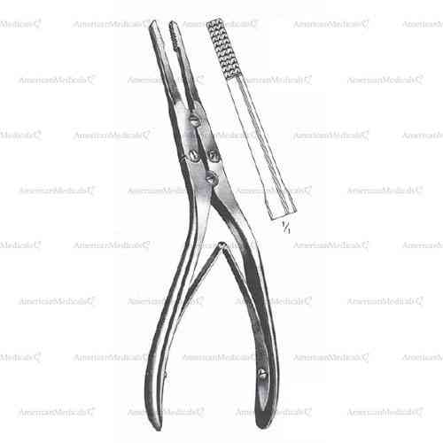 rubin septum crushing forceps with protection cap