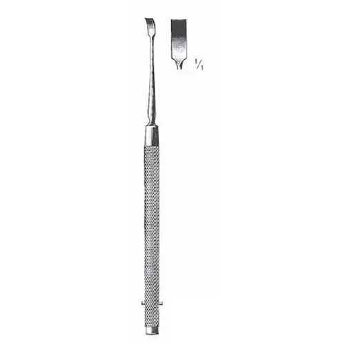 freer septum chisel - curved, 16 cm (6 1/4"), 4 mm