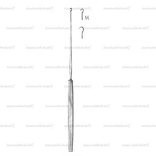 delicate gillies nasal retractor with sharp single hook - 18 cm (7 1/8")