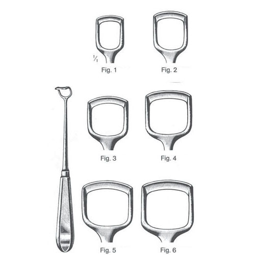 beckmann adenoid curette - 22 cm (8 3/4")