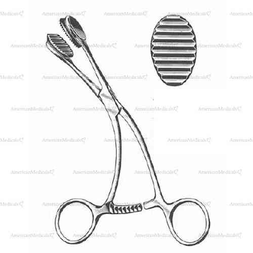 young tongue holding forceps