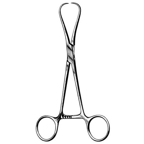 staude-moore tenaculum forceps - 17 cm (6 3/4")