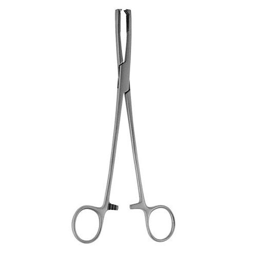 henrotin tenaculum forceps - 2 x 3 Teeth - 20.5 cm (8 1/8")