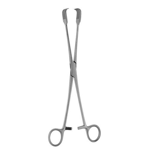 pratt tenaculum forceps - 4 x 4 Teeth - 26 cm (10 1/4")