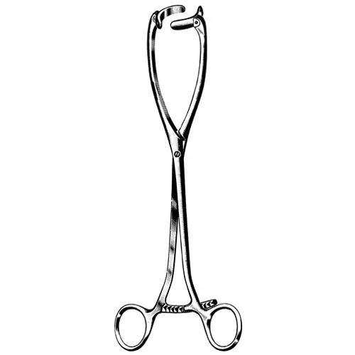 collin uterine elevating forceps - 25 cm (9 7/8")