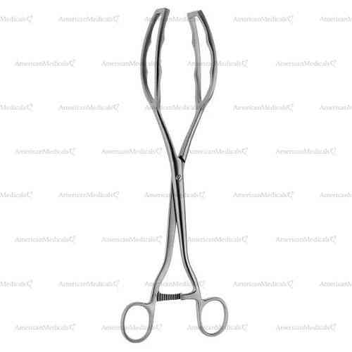 collin uterine elevating forceps - 28 cm (11")
