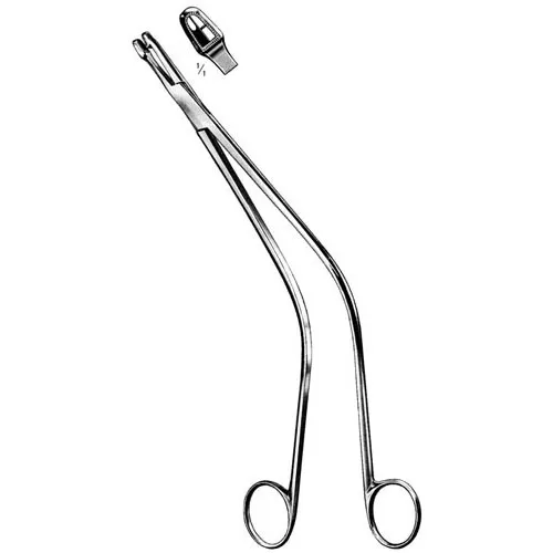 schubert biopsy forceps - curved, 26 cm (10 1/4")