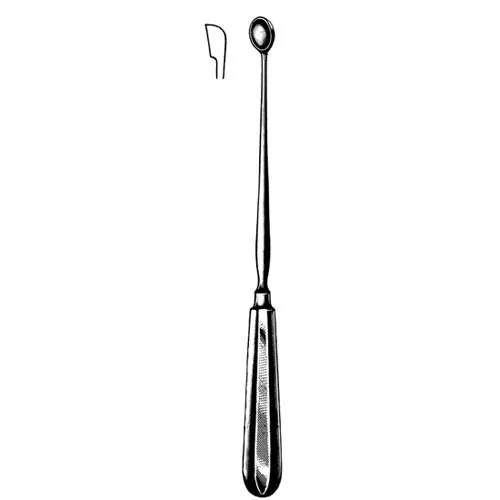 simon uterine curette - 25 cm (9 7/8")