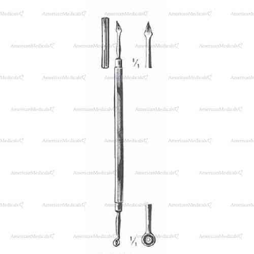 walton comedo extractor - 14 cm (5 1/2")