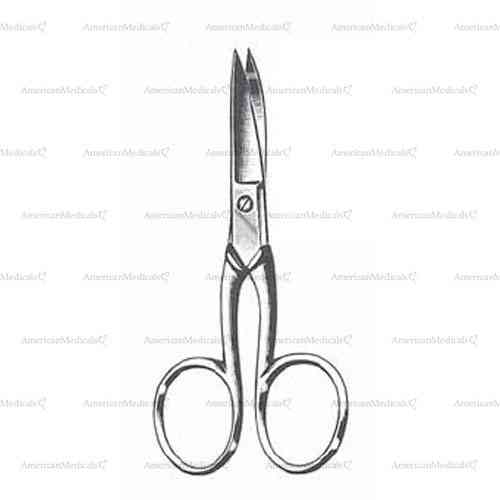 nail scissors - 10 cm (3 7/8 in)
