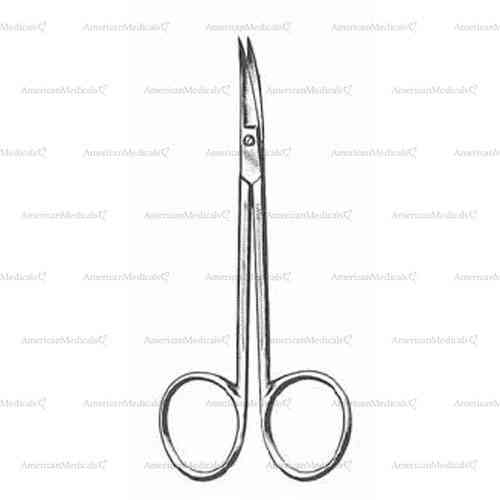 cuticle scissors - curved