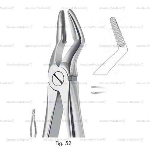 extracting forceps, figure 52 - english pattern