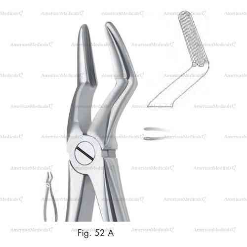 extracting forceps, figure 52a - english pattern