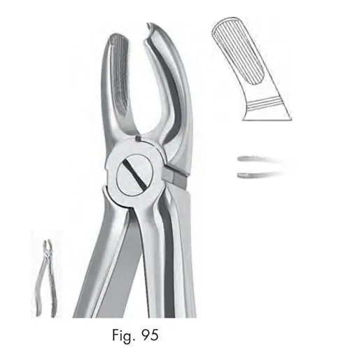 extracting forceps, figure 95 - english pattern