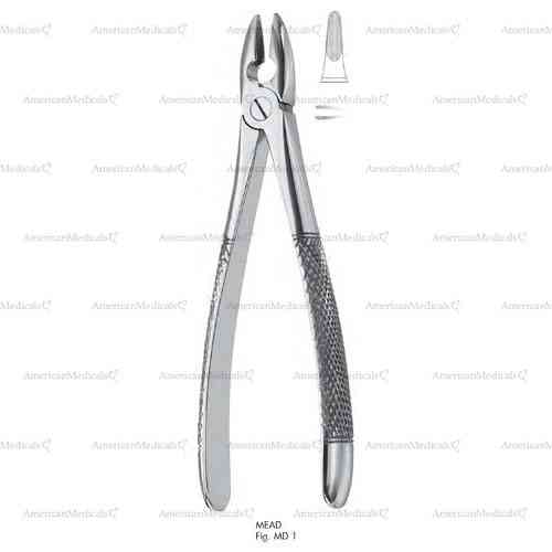mead extracting forceps, figure md 1
