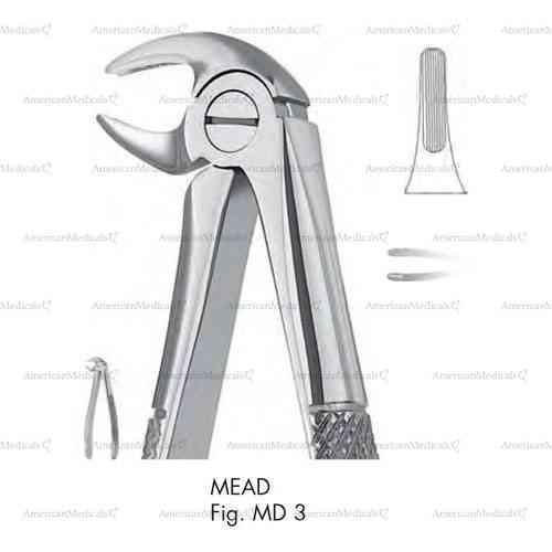 mead extracting forceps, figure md 3