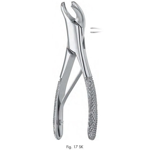 extracting forceps for children, figure 17sk - american pattern