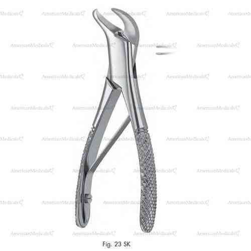 extracting forceps for children, figure 23sk - american pattern