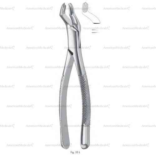 extracting forceps, american pattern - figure 53l
