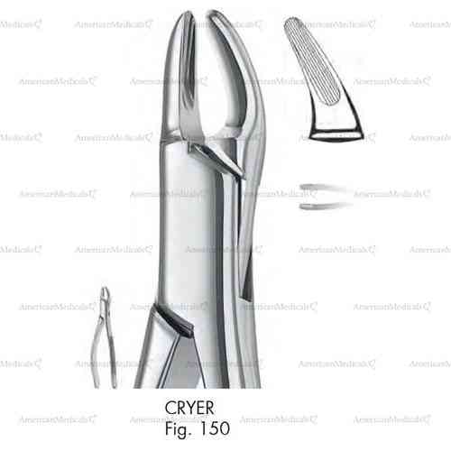 cryer extracting forceps, american pattern - figure 150
