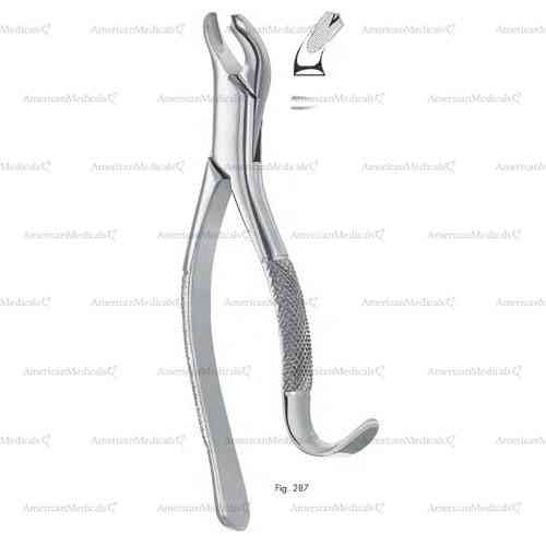 extracting forceps, american pattern - figure 287