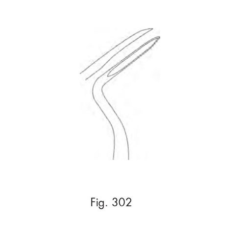 apical root elevator, fig. 302 - left