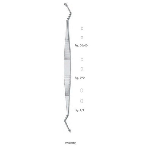 williger double ended bone curettes