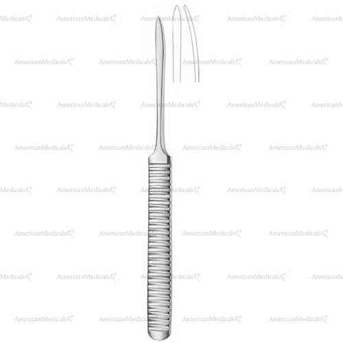 williger periosteal elevator - 16 cm (6 1/4"), 6 mm