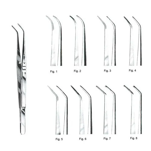london college dental tweezers without grip - 15 cm (6")