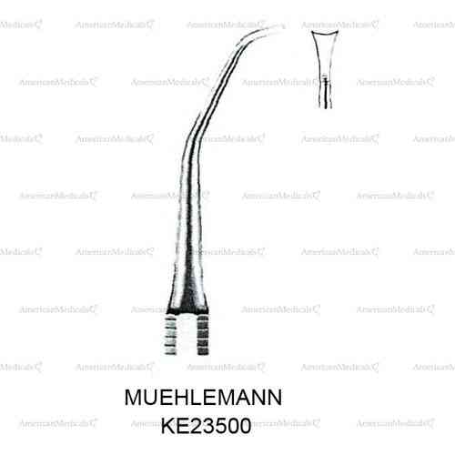 muehlemann single ended scalers - bent tip