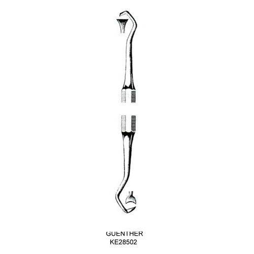 guenther double ended scalers - hook shaped curved tip