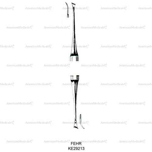 fehr double ended scalers with straight, pointed tip