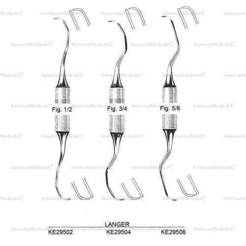 langer double ended scalers, round