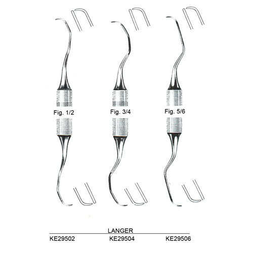 langer double ended scalers, round