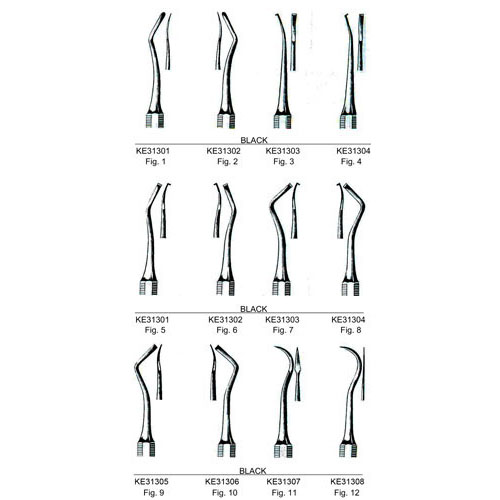 black single ended scalers
